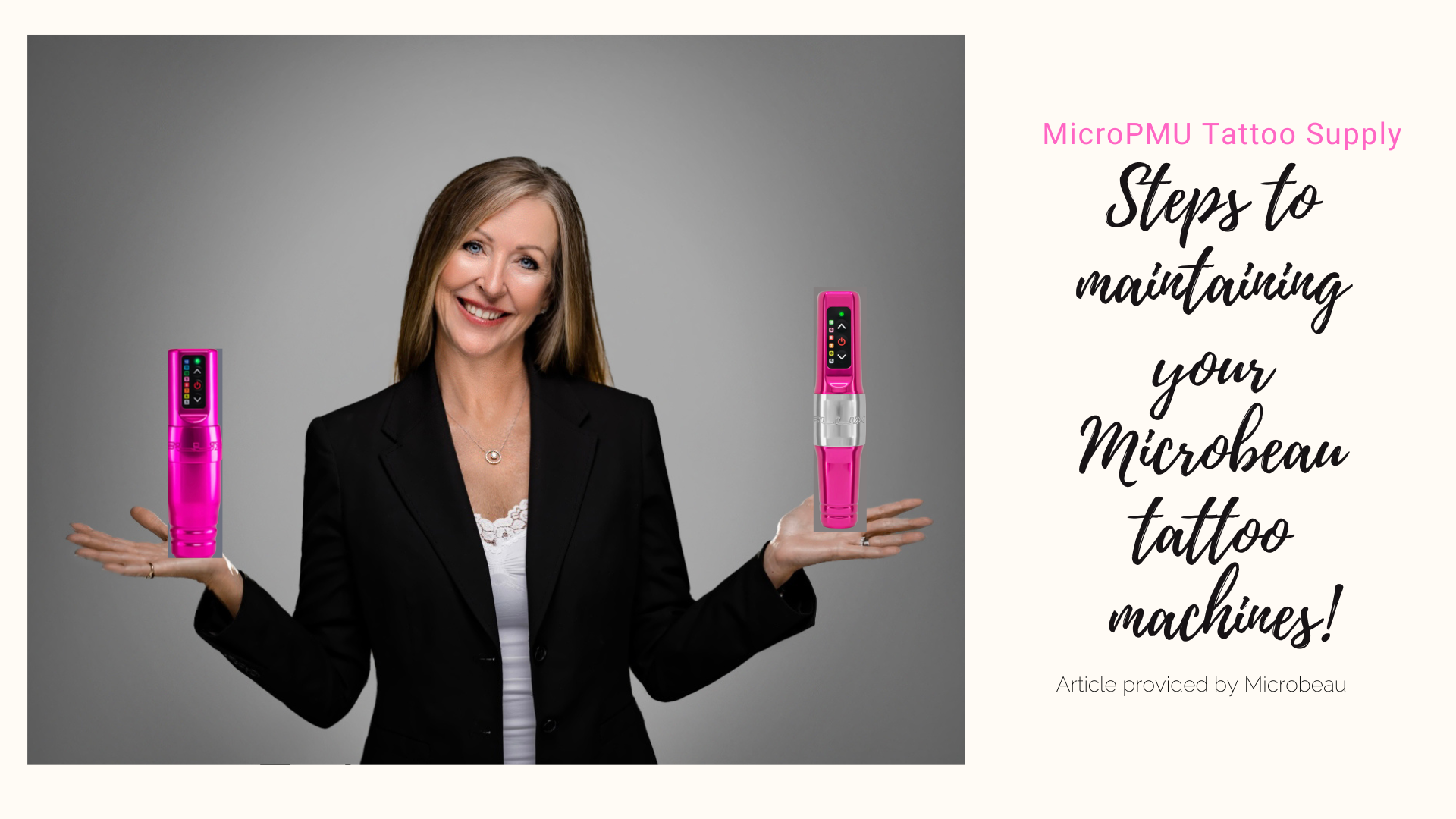 Microbeau Machine Maintenance Guide MicroPmu Tattoo Supply