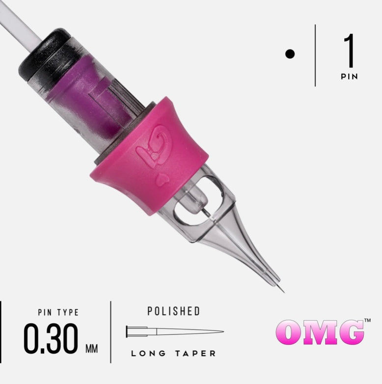 OMG CARTRIDGE NEEDLES- 1 RL