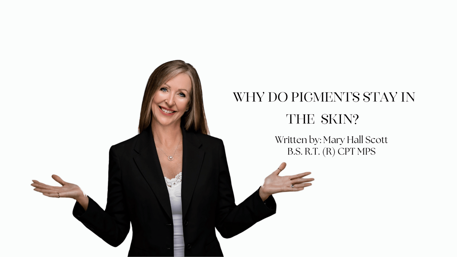 Why do Pigment particles stay in the Skin?