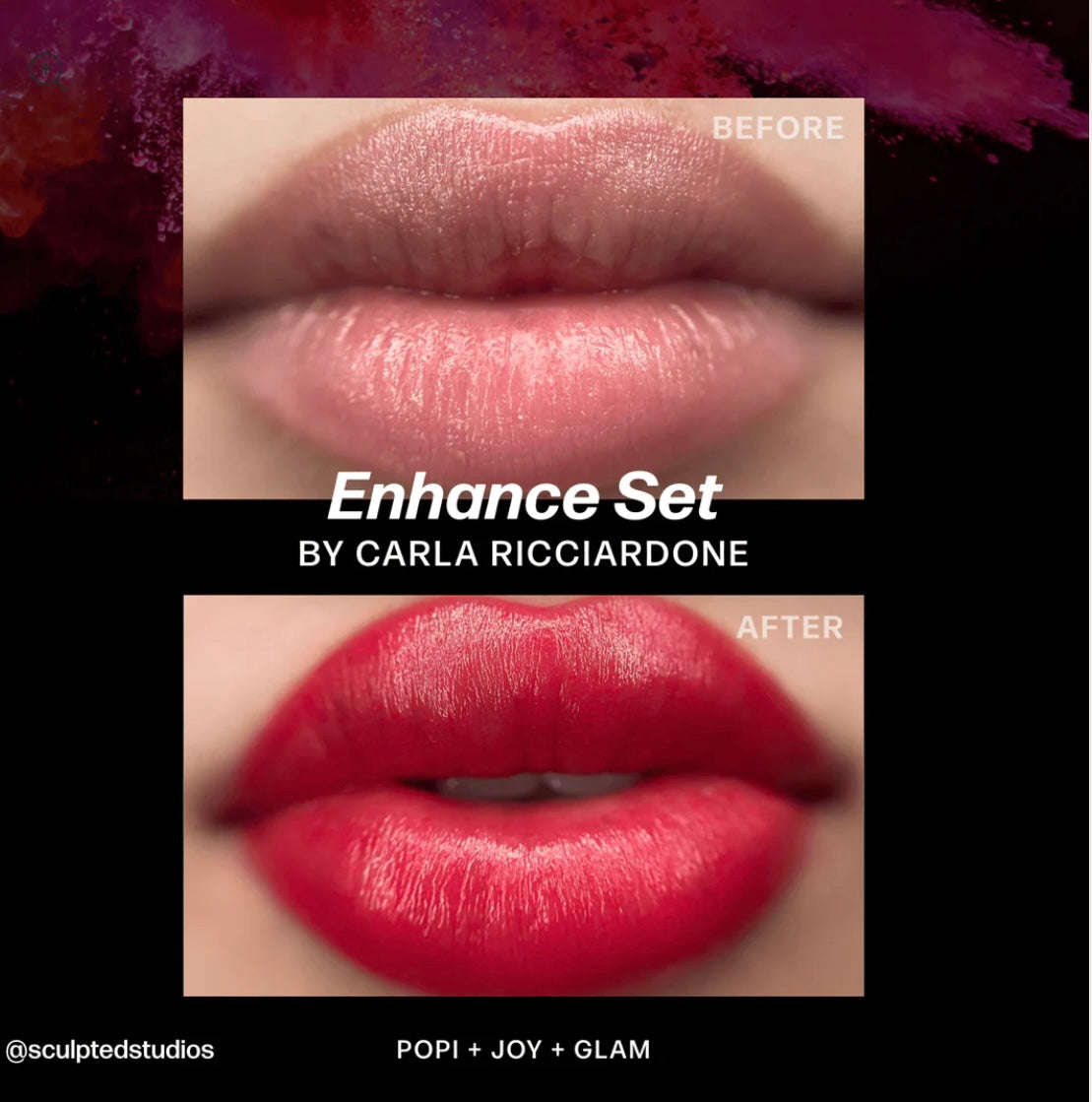 Carla Ricciardone Enhance Lip Set x Permablend