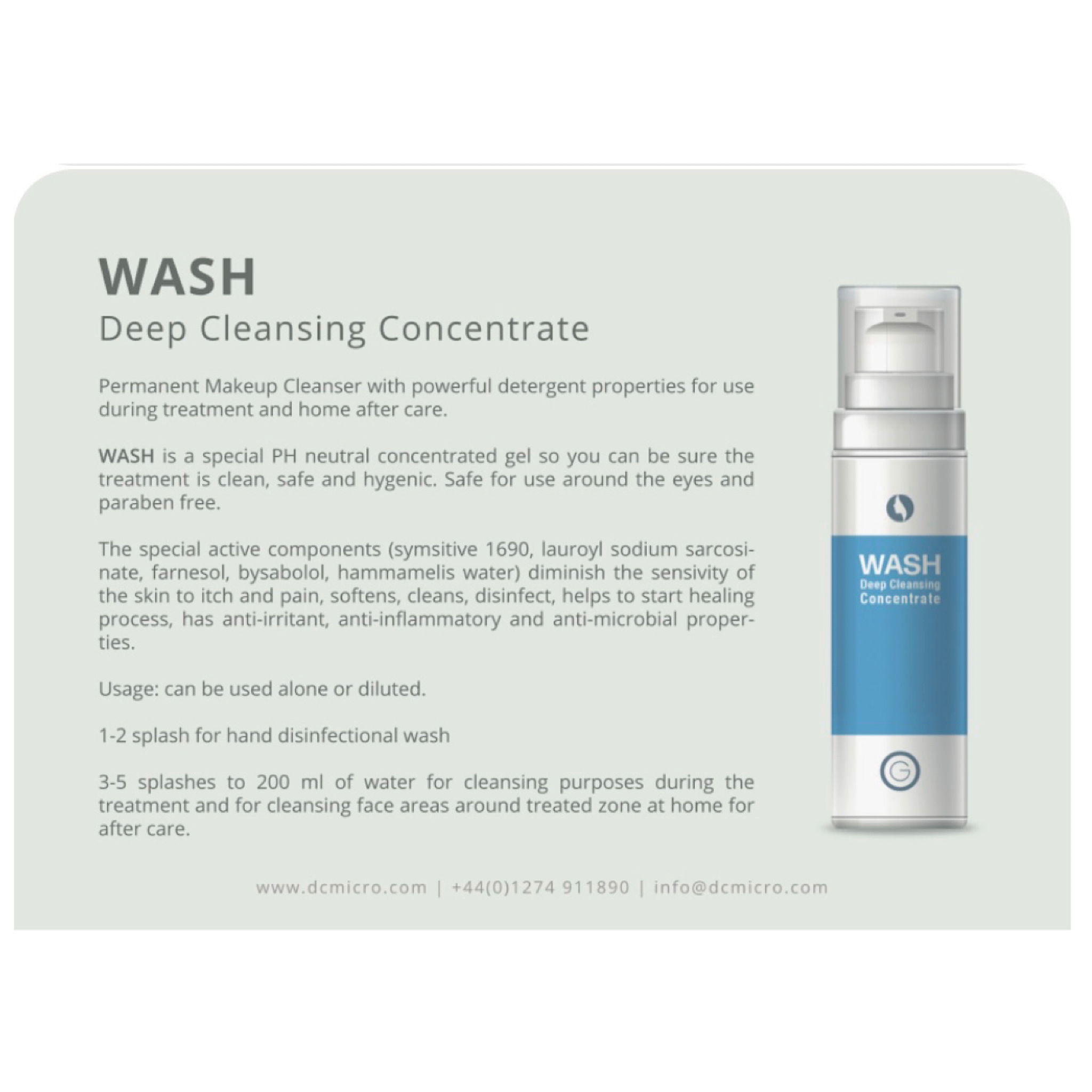 WASH- Deep Cleansing Concentrate Goldeneye Coloressence