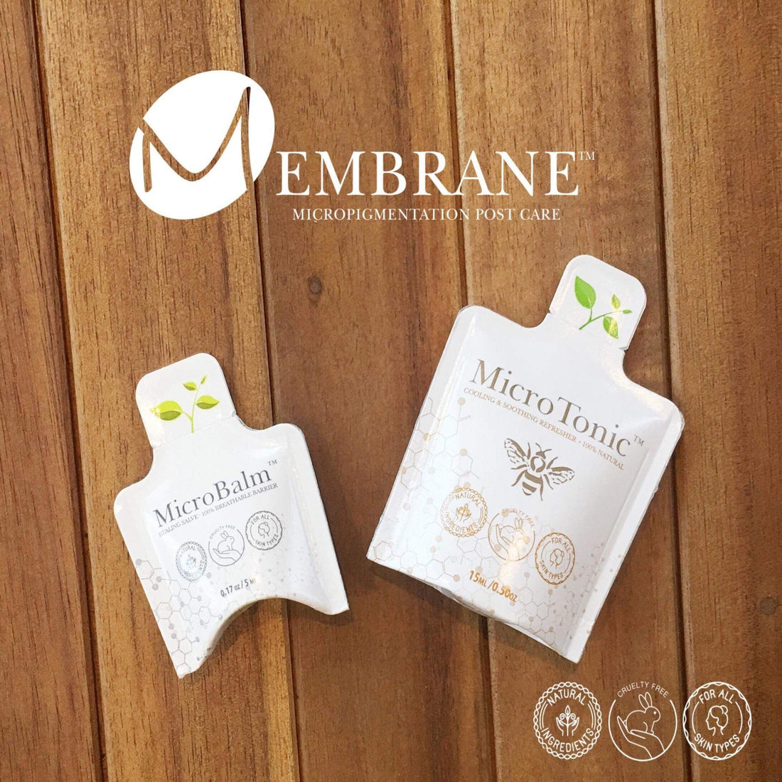 Membrane MicroTonic/MicroBalm Sample Pack MicroPmu Tattoo Supply