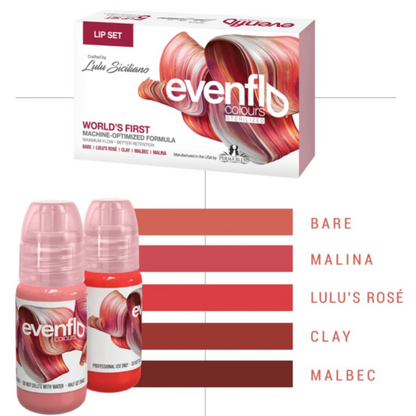 Evenflo Lip Kit and Colors MicroPmu Tattoo Supply