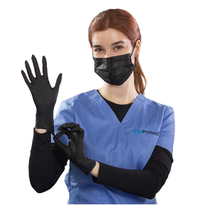 GripProtect® Precise Nitrile Powder-Free Exam Gloves MicroPmu Tattoo Supply